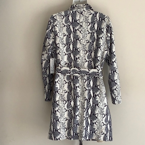 Love Token Snake Print Faux Suede Jacket NWT - Picture 6 of 7